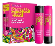 MATRIX Набор для волос Keep Me Vivid (шампунь 300мл + кондиционер 300мл)