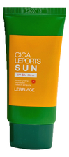 Lebelage Успокаивающий солнцезащитный крем для лица Cica Leports Sun 30мл