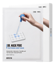 ROVECTIN Тканевая маска для сужения пор Dr. Mask Pore Tightening Sheet Mask 25мл