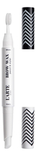 L'ARTE del bello Фиксирующий воск-карандаш для бровей с щеточкой Brow Wax Pencil & Styler 1,15г