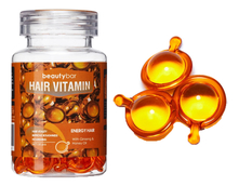 Beauty Bar Витамины для энергии и питания волос с маслом корня имбиря и медовым маслом 30шт