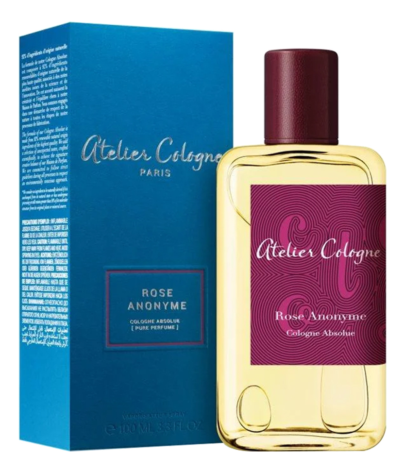 

Rose Anonyme: одеколон 100мл, Rose Anonyme