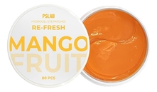 Pretty Skin Гидрогелевые патчи для кожи вокруг глаз с экстрактом манго PS.LAB Mango Fruit Re-Fresh 80шт