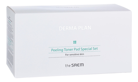 The Saem Пэды очищающие для лица Derma Plan Peeling Toner Pad 50/70шт