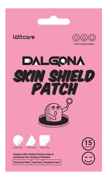 Гидроколлоидные пластыри от прыщей и воспалений Dalgona Skin Shield Patch