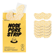 Lattcare Очищающие полоски для носа с экстрактом календулы Nose Pore Strip 6шт