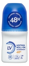 LV Ухаживающий шариковый антиперспирант с защитой 48 часов Hoitava Roll-On Antiperspirantti 
