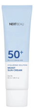 Nextbeau Солнцезащитный крем для лица с гиалуроновой кислотой Hyaluronic Solution Moist Sun Cream SPF50+ PA++++ 55мл
