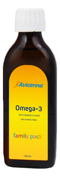 Биологическая активная добавка к пище со вкусом апельсина Omega-3 Family Pack 150мл