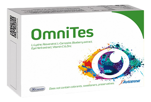 Комплекс витаминов для глаз OmniTes 30 капсул