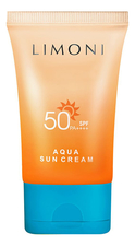 Limoni Солнцезащитный крем для лица Aqua Sun Cream SPF50 РА++++