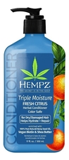 Hempz Кондиционер для волос Тройное увлажнение Triple Moisture Fresh Citrus Herbal Conditioner