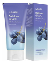 L.Sanic Очищающая пенка для умывания с экстрактом винограда Delicious Grape Soft Cleansing Foam 150мл