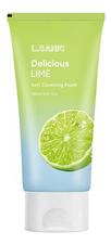 L.Sanic Очищающая пенка для умывания с экстрактом лайма Delicious Lime Soft Cleansing Foam 150мл