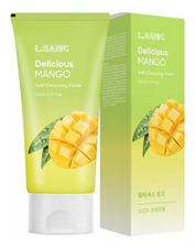 L.Sanic Очищающая пенка для умывания с экстрактом манго Delicious Mango Soft Cleansing Foam 150мл