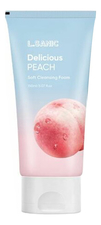 L.Sanic Очищающая пенка для умывания с экстрактом персика Delicious Peach Soft Cleansing Foam 150мл