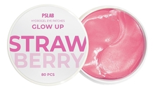Pretty Skin Гидрогелевые патчи против темных кругов под глазами с экстрактом клубники PS.LAB Strawberry Glow Up 80шт