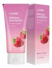 L.Sanic Очищающая пенка для умывания с экстрактом малины Delicious Raspberry Soft Cleansing Foam 150мл