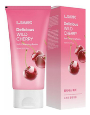 L.Sanic Очищающая пенка для умывания с экстрактом дикой вишни Delicious Wild Cherry Soft Cleansing Foam 150мл