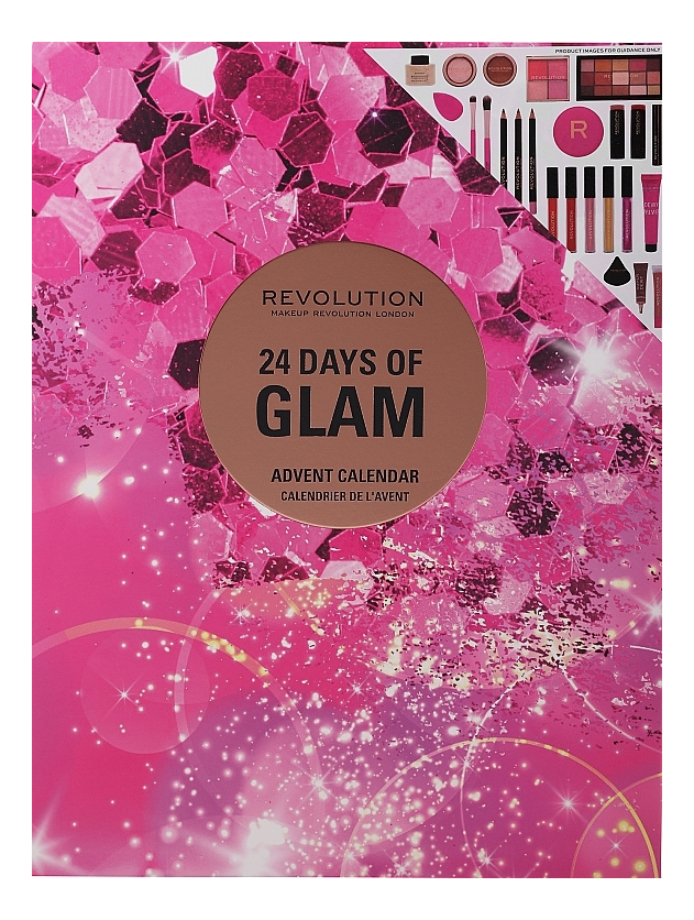 Makeup Revolution набор для макияжа 24 days of glam advent calendar