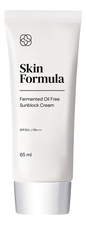 Skin Formula Cолнцезащитный успокаивающий крем для лица Fermented Oil Free Sunblock Cream SPF50+ PA+++ 65мл