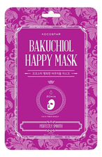Kocostar Антивозрастная тканевая маска для лица с бакучиолом Bakuchiol Happy Mask 25мл