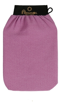 Массажная рукавица для пилинга и очищения кожи Кесса (сиреневая)