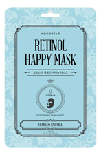 Kocostar Антивозрастная тканевая маска для лица с ретинолом Retinol Happy Mask 25мл