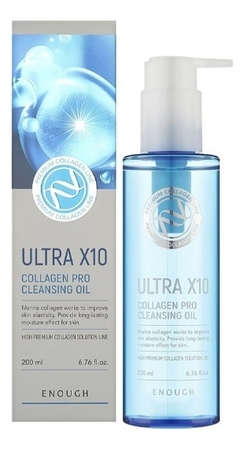 Enough Гидрофильное масло с коллагеном Ultra X10 Collagen Pro Cleansing Oil 200мл