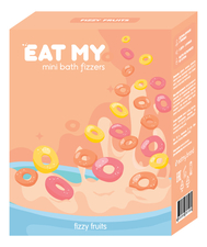 EAT MY brand Мини-бомбочки для ванны Fizzy Fruits Mini Bath Fizzers 180г