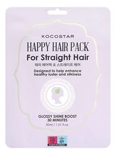 Kocostar Маска-шапочка для прямых волос Happy Hair Pack For Straight 30мл