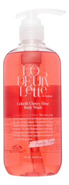 Парфюмированный гель для душа c ароматом цветка вишни Colorfit Cherry Fleur Body Wash 500мл 