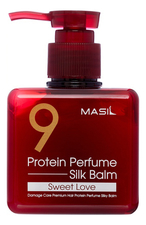 Masil Несмываемый бальзам для волос с ароматом ириса 9 Protein Perfume Silk Balm Sweet Love 