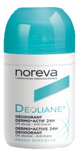 Noreva Шариковый дезодорант для чувствительной кожи Deoliane Dermo-active 24ч 50мл