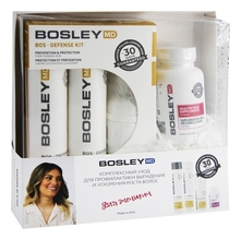 Bosley Набор для волос (кондиционер 150мл + шампунь 150мл + средство для кожи головы 100мл + биодобавка 60 капсул) 