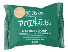 MAX Мыло туалетное с экстрактом алоэ вера Natural Soap 80г