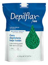 Depilflax Горячий воск для депиляции в гранулах Low Melting Point Hair Removal Wax (зеленый)