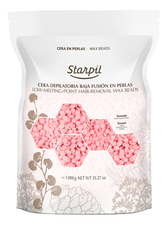 Starpil Горячий воск для депиляции в гранулах Low Melting Point Hair Removal Wax (розовый)