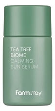 Farm Stay Успокаивающая солнцезащитная сыворотка для лица Tea Tree Biome Calming Sun Serum 50мл