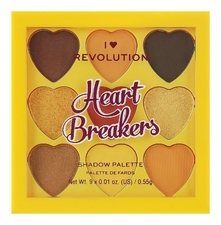 I Heart Revolution Палетка теней для век Heart Breakers 0,55г