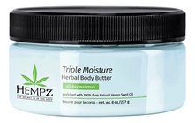 Hempz Питательный крем для тела Тройное увлажнение Triple Moisture Fresh Citrus Herbal Body Butter 227г