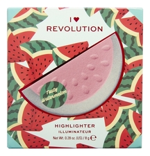 I Heart Revolution Хайлайтер для лица Tasty Watermelon Highlighter 8г