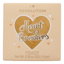 I Heart Revolution Хайлайтер для лица Heartbreakers Highlighter Golden 10г