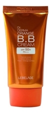 Lebelage BB крем для лица с экстрактами жемчуга и апельсина Dr. Derma Orange Cream SPF50+ PA+++ 30мл