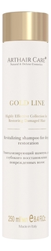 Шампунь для глубокого восстановления поврежденных волос Gold Line Deep Restoration Shampoo For Damaged Hair 200мл 