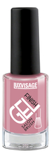 LUXVISAGE Лак для ногтей глянцевый Gel Finish 9г