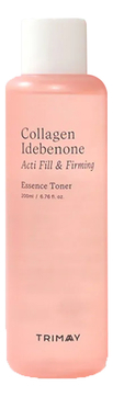 Антивозрастной тонер-эссенция для упругости кожи с коллагеном и идебеноном Collagen Idebenone Acti Fill & Firming Toner 200мл