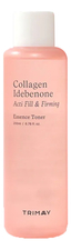 Trimay Антивозрастной тонер-эссенция для упругости кожи с коллагеном и идебеноном Collagen Idebenone Acti Fill & Firming Toner 200мл