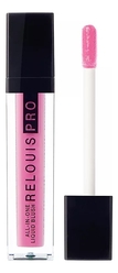 Жидкие румяна для лица Relouis PRO All-In-One Liquid Blush 3,5г