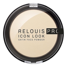 RELOUIS Компактная пудра для лица Relouis PRO Icon Look Satin Face Powder 9г